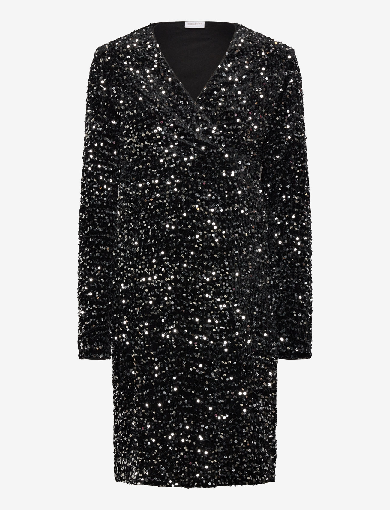 Mamalicious - MLSASSY LS JRS ABK DRESS - partykleider - black - 1