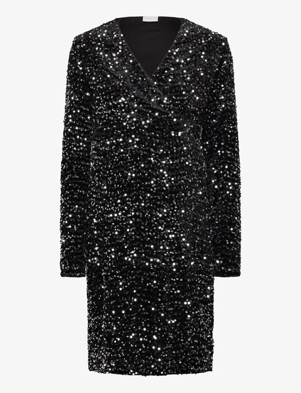 Mamalicious - MLSASSY LS JRS ABK DRESS - pidulikud kleidid - black - 1