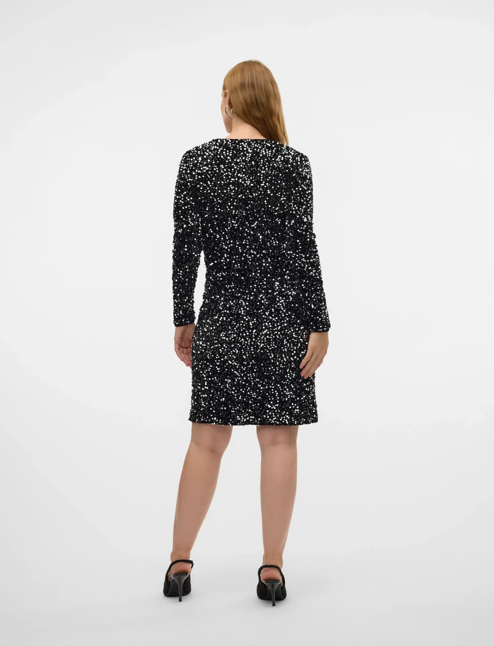 Mamalicious - MLSASSY LS JRS ABK DRESS - pidulikud kleidid - black - 4