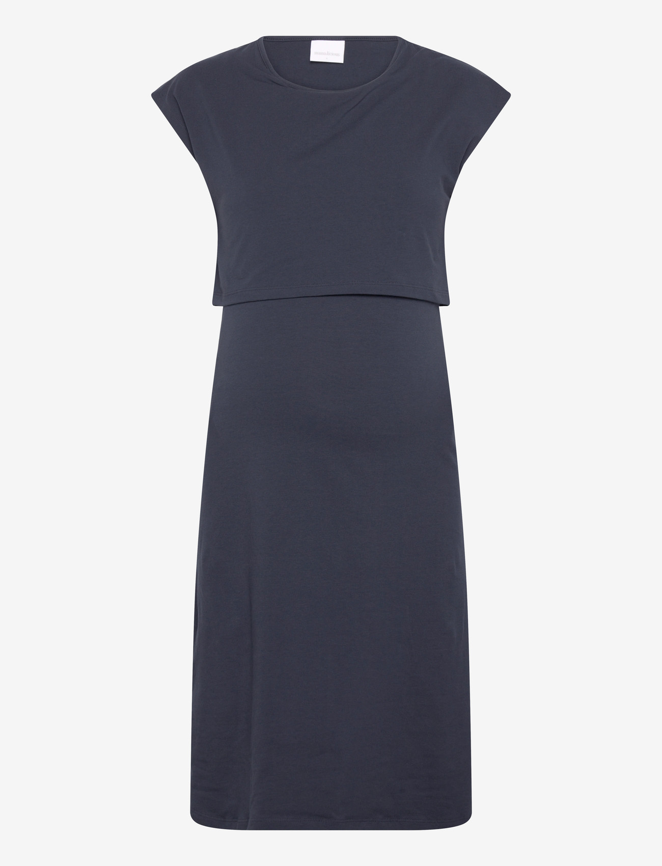 Mamalicious - MLSKYE JUNE CS JRS ABK DRESS 2F - t-shirtklänningar - parisian night - 1