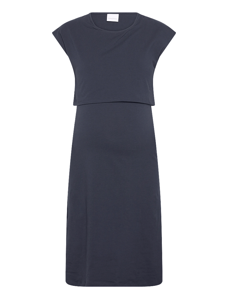 Mamalicious - MLSKYE JUNE CS JRS ABK DRESS 2F - t-shirtklänningar - parisian night - 1