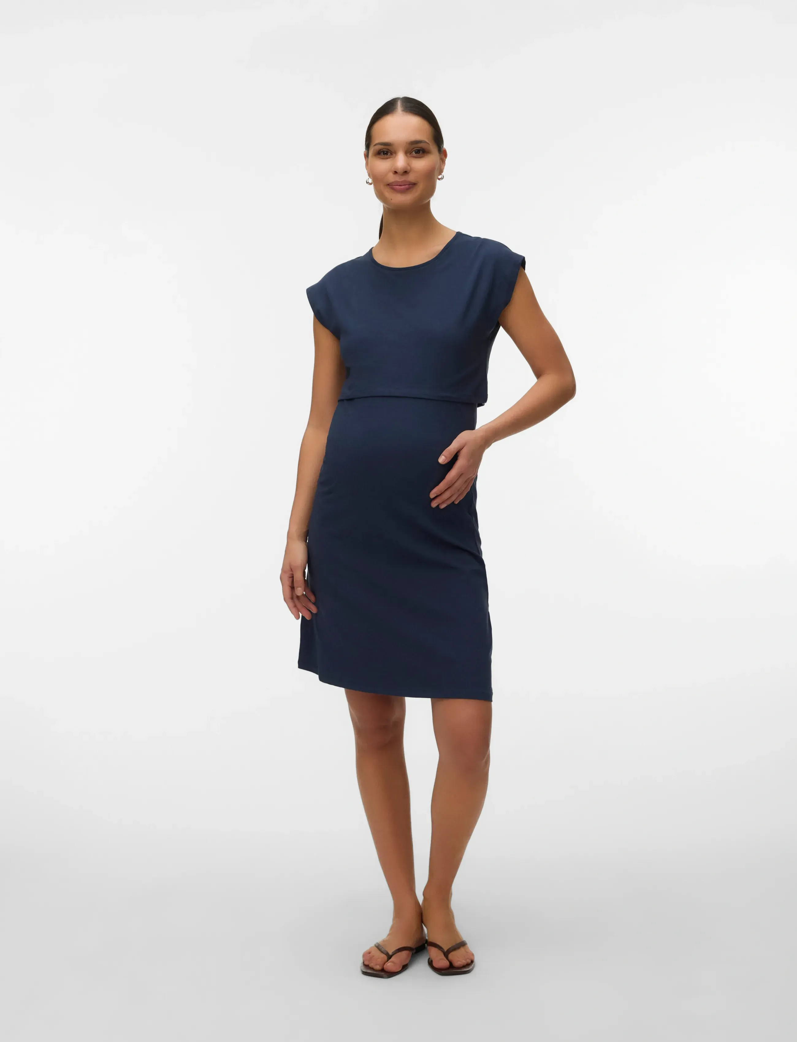 Mamalicious - MLSKYE JUNE CS JRS ABK DRESS 2F - parisian night - 5