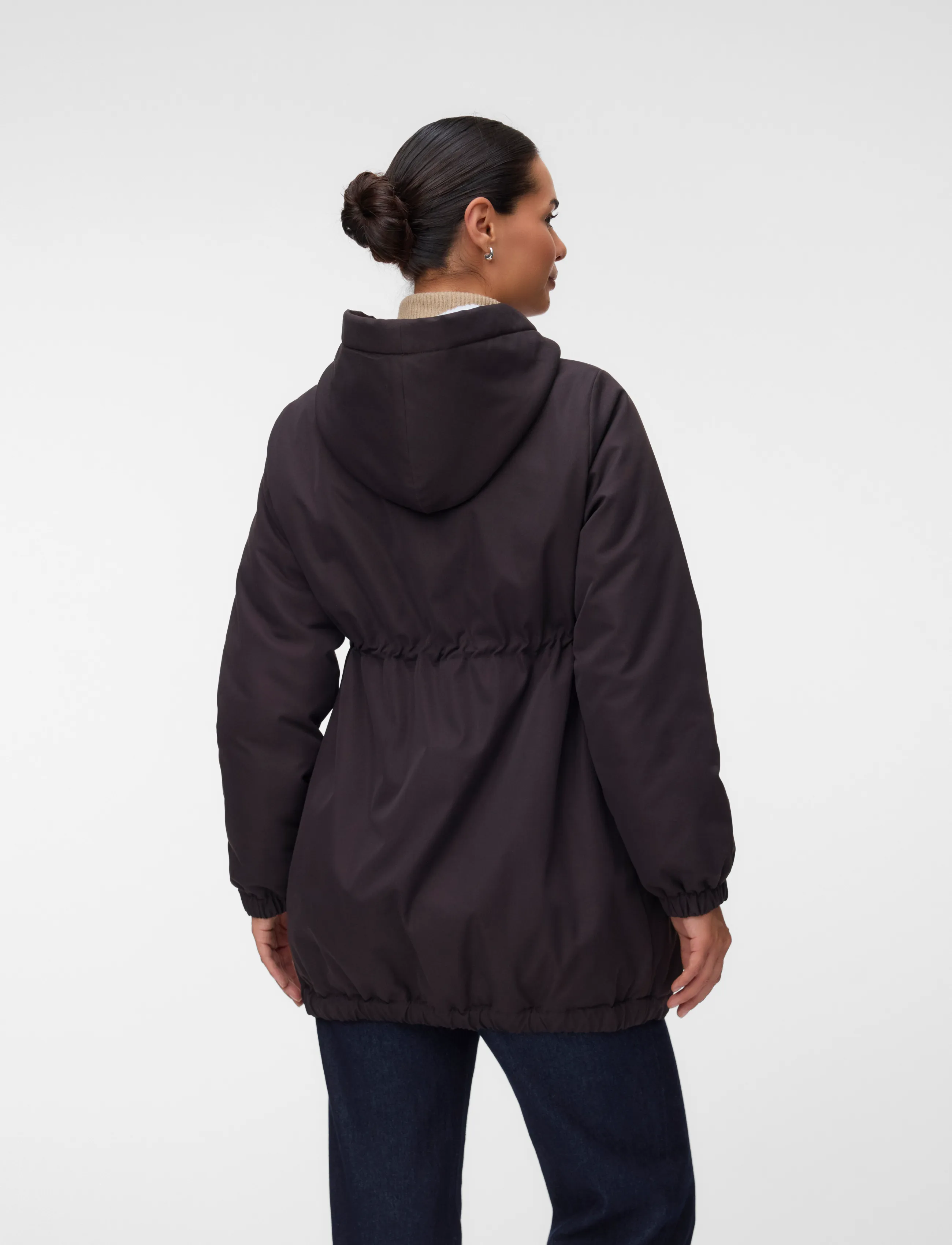 Mamalicious - MLLISE BW 3IN1 JACKET NOOS - talvejoped - chocolate torte - 2