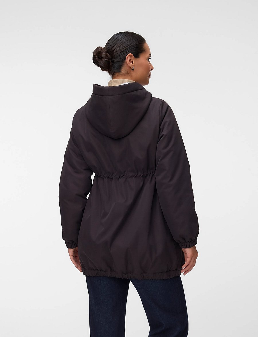 Mamalicious - MLLISE BW 3IN1 JACKET NOOS - talvejoped - chocolate torte - 2