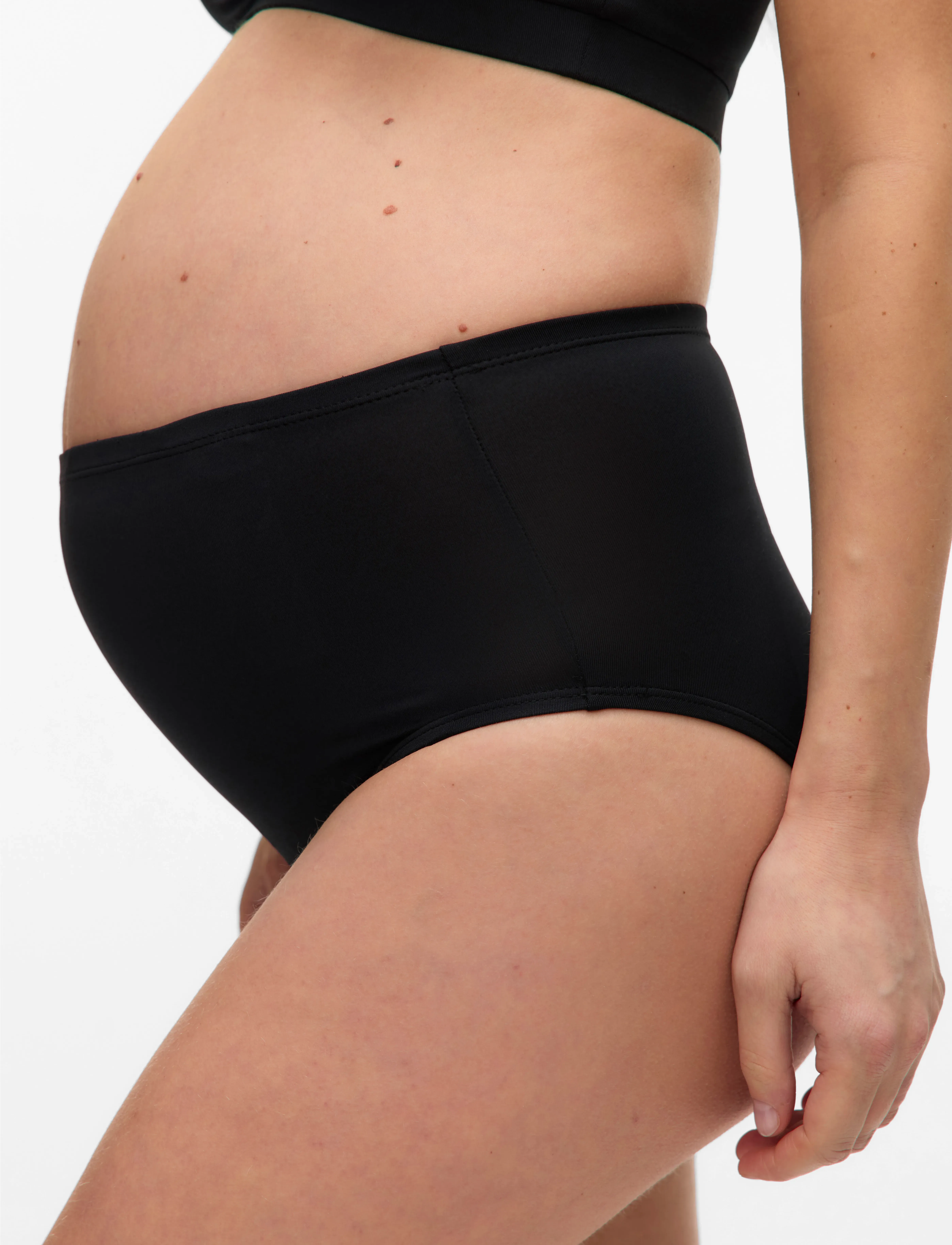 Mamalicious - MLMALINA HW PANTIES 3-P - kelnaitės - black - 4