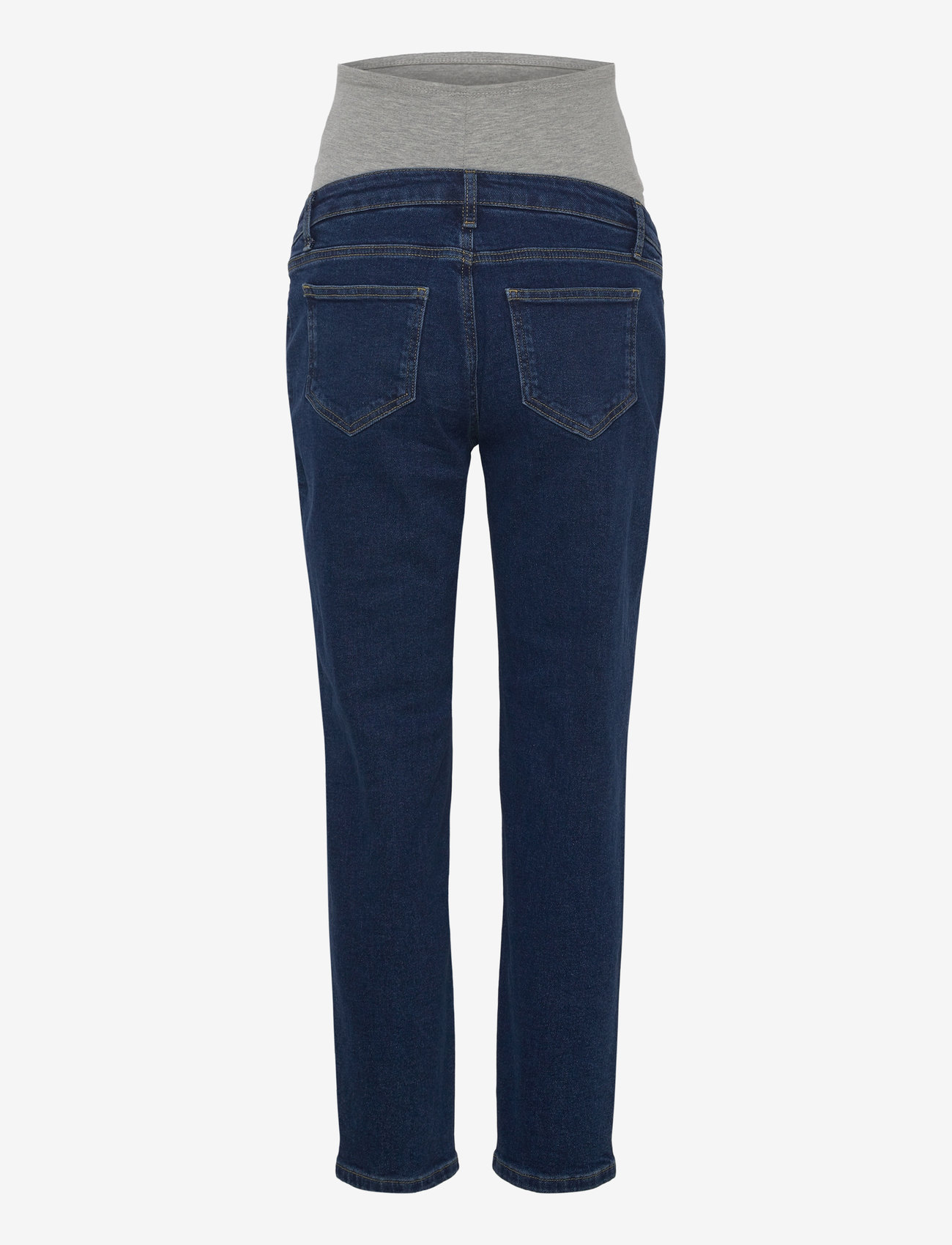 Mamalicious - MLOLIVIA DB REGULAR ANKLE JEANS - straight jeans - dark blue denim - 1