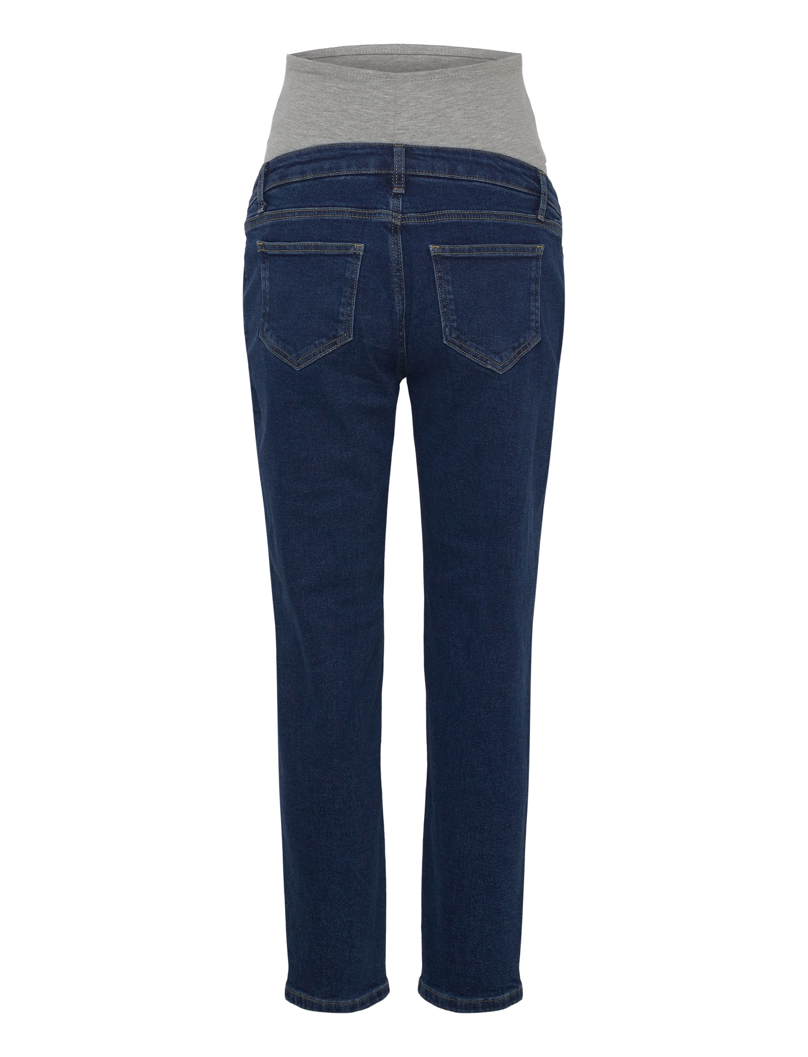 Mamalicious - MLOLIVIA DB REGULAR ANKLE JEANS - straight jeans - dark blue denim - 2