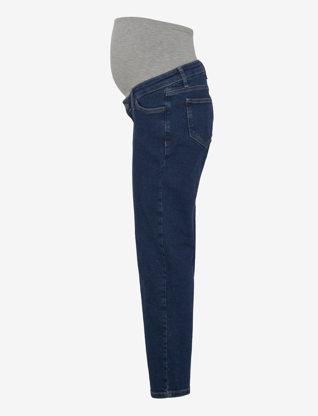 Mamalicious - MLOLIVIA DB REGULAR ANKLE JEANS - straight jeans - dark blue denim - 2