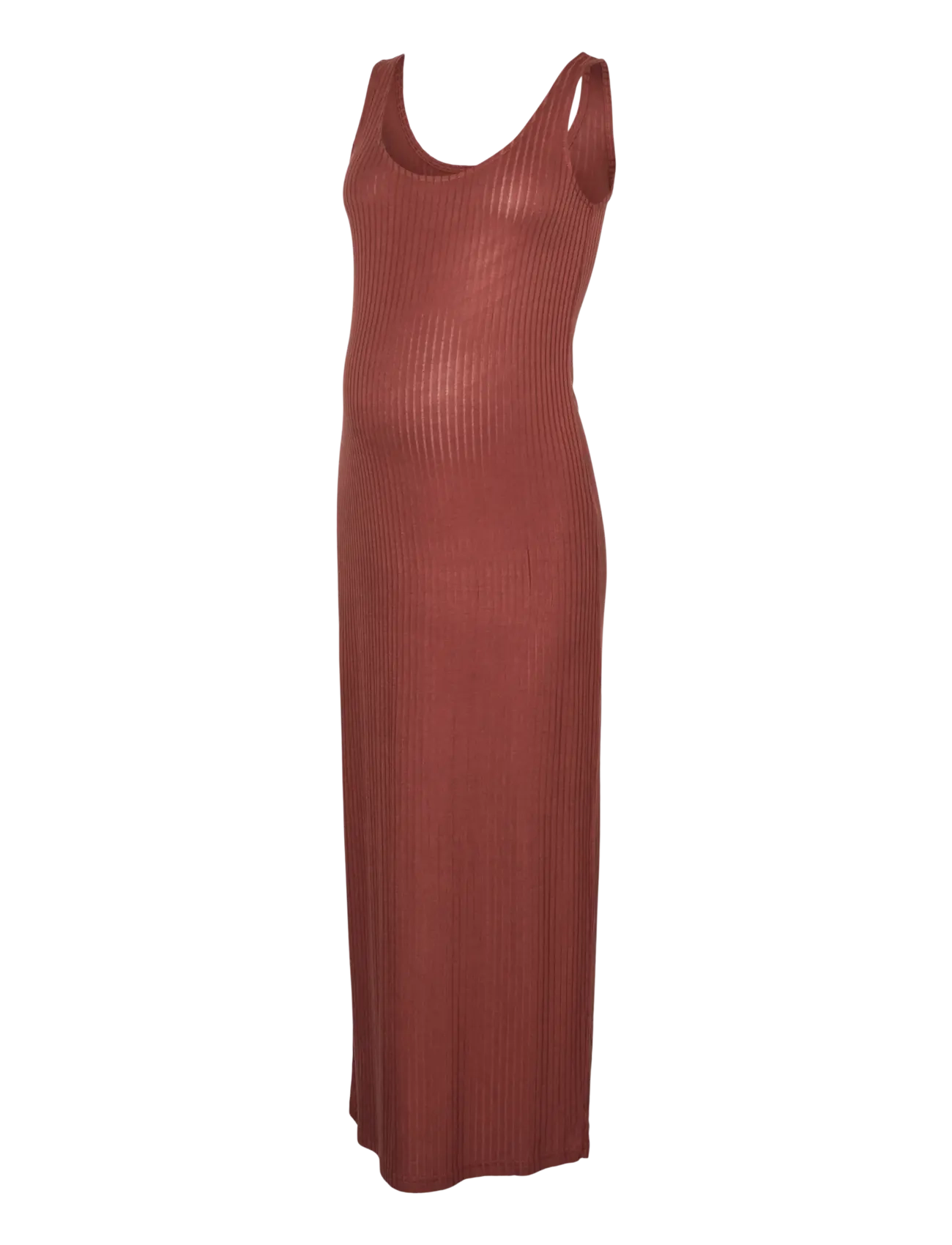 Mamalicious MLTRINITY SL JRS AL TANK DRESS - Kleider - MAHOGANY / brown