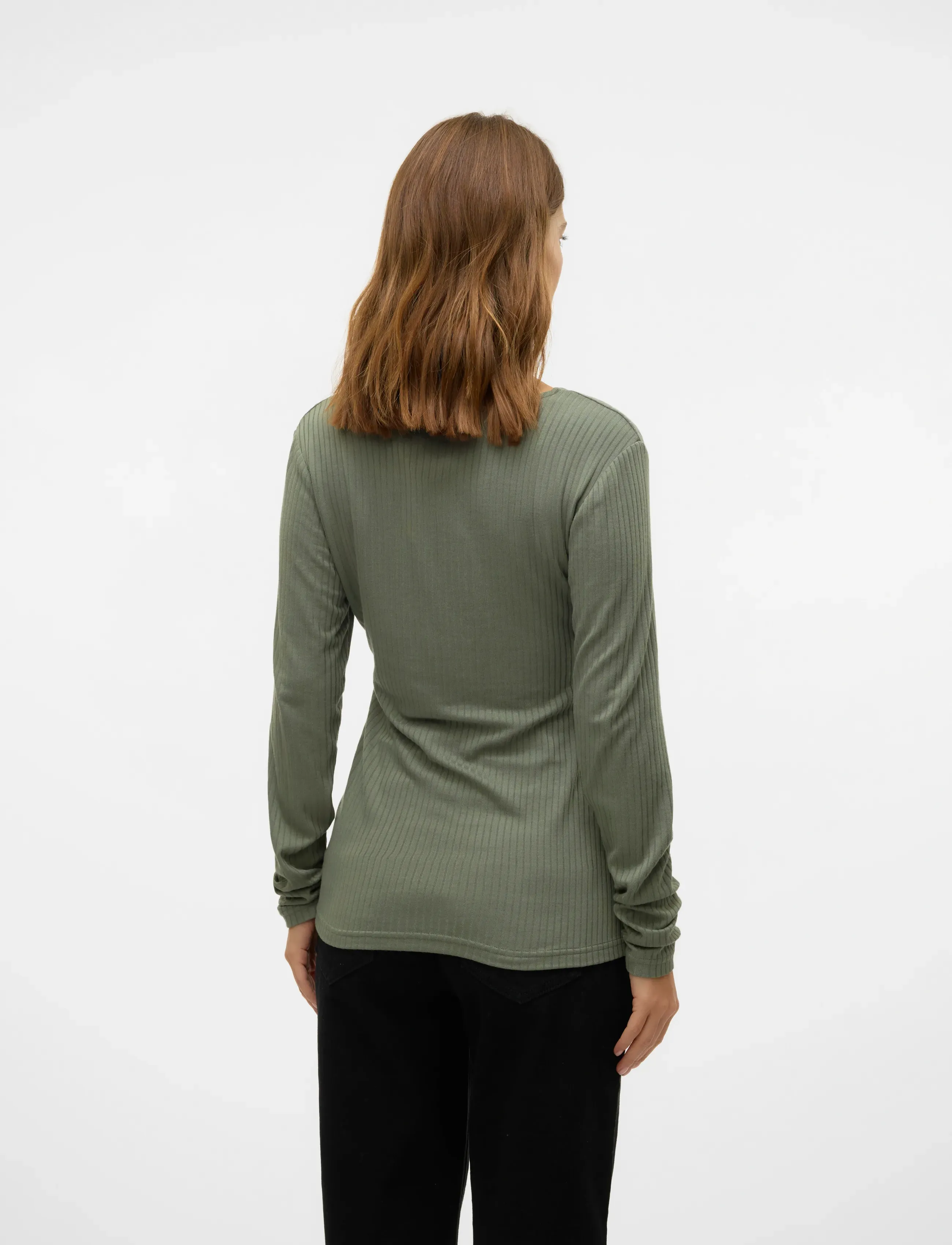 Mamalicious - MLTRINITY TESS LS JRS TOP 2F - agave green - 2