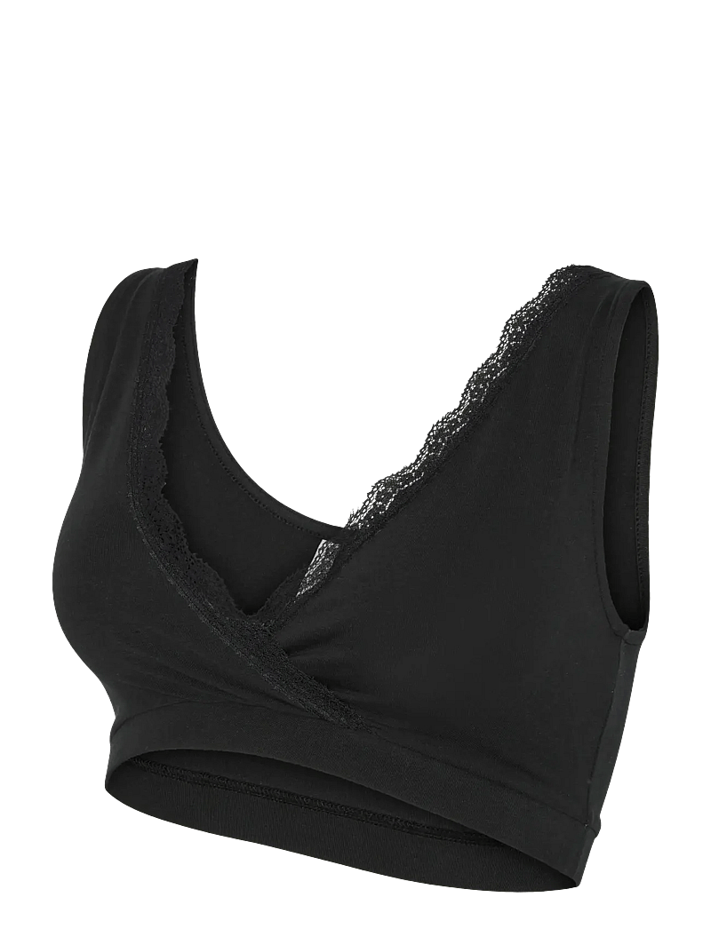 Mamalicious - MLHELENA CROSSY LACE BRA 2F 2-P NOOS - underkläder - snow white - 2