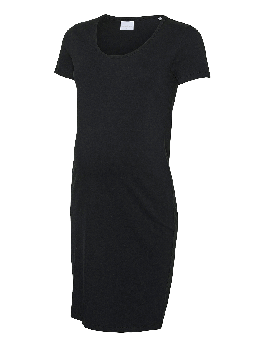 Mamalicious - MLKERRIE SS JRS ABK DRESS NOOS - umstandsmode - black - 1
