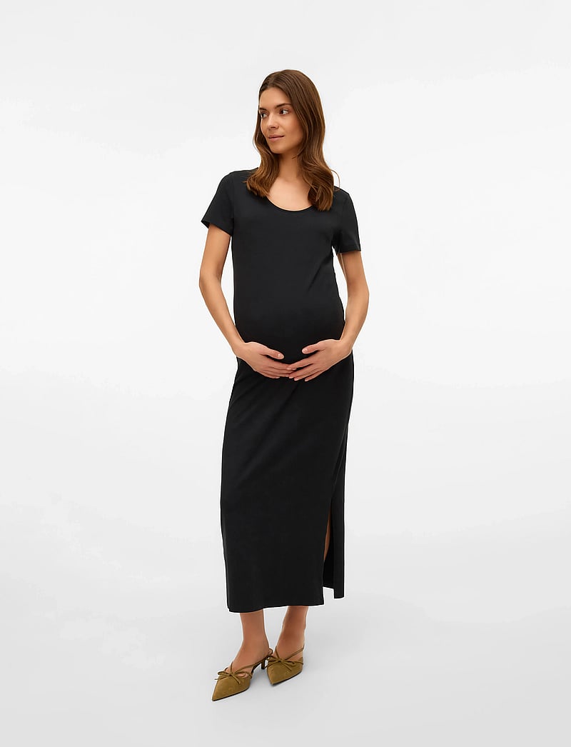 Mamalicious - MLEVA SS JRS AL DRESS NOOS - black - 0
