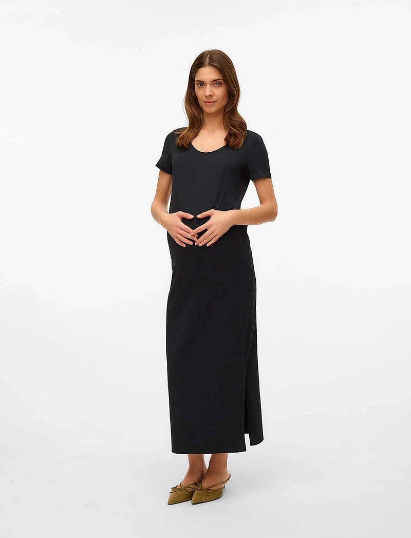 Mamalicious - MLEVA SS JRS AL DRESS NOOS - black - 5