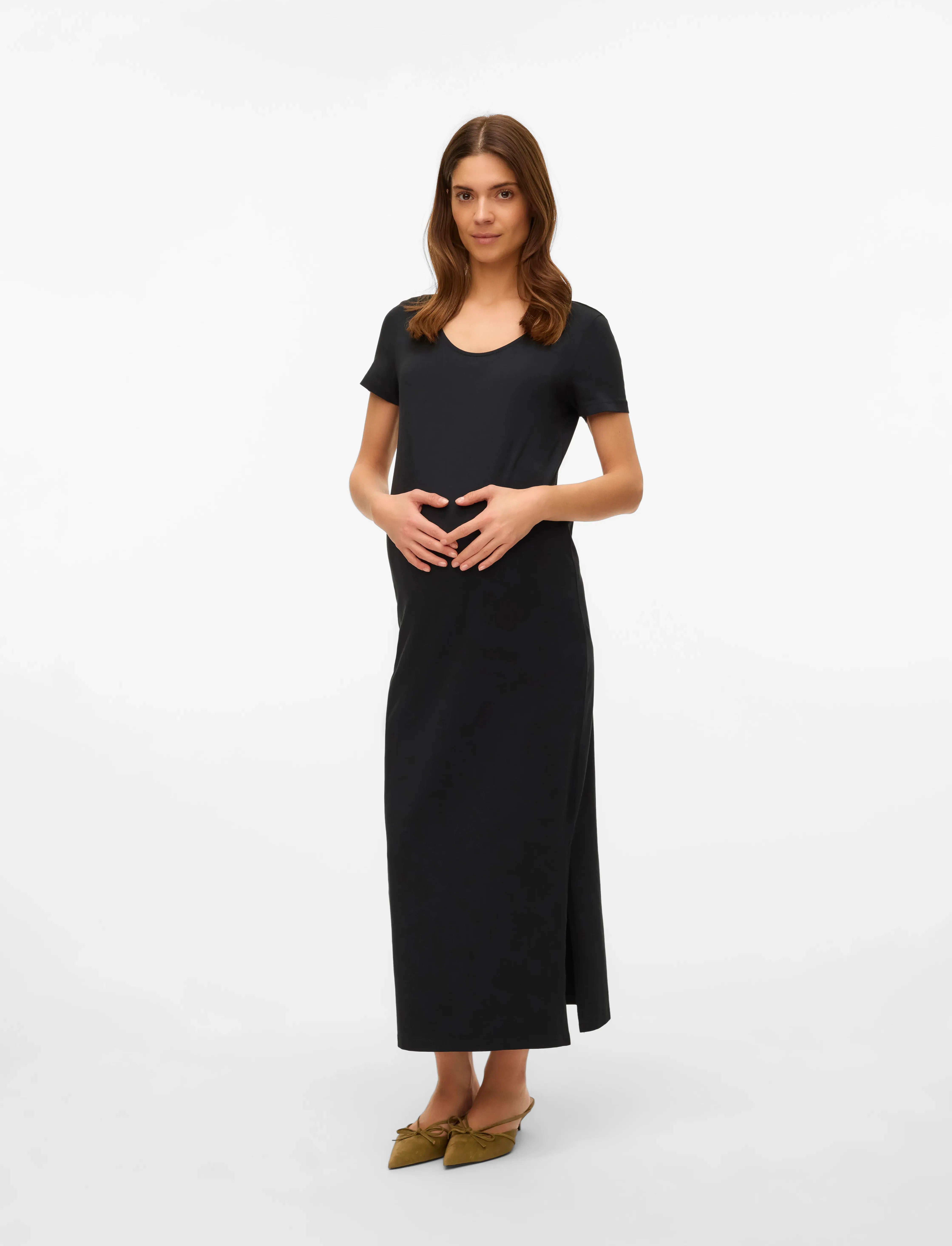 Mamalicious - MLEVA SS JRS AL DRESS NOOS - black - 5