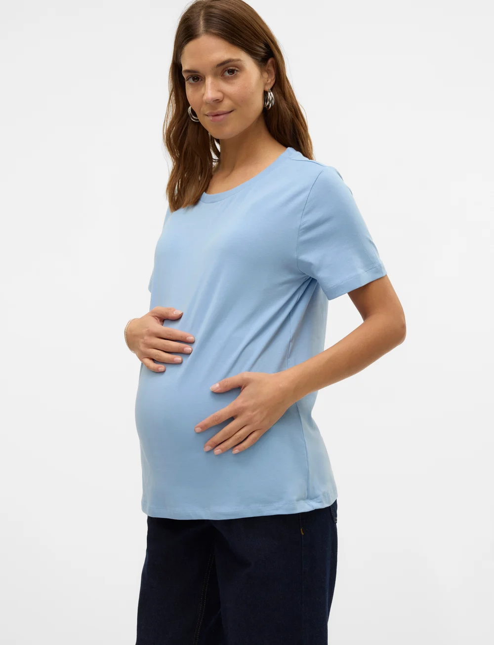 Mamalicious - MLMIA SS JRS TOP 2-P - oberteile - soft chambray - 5