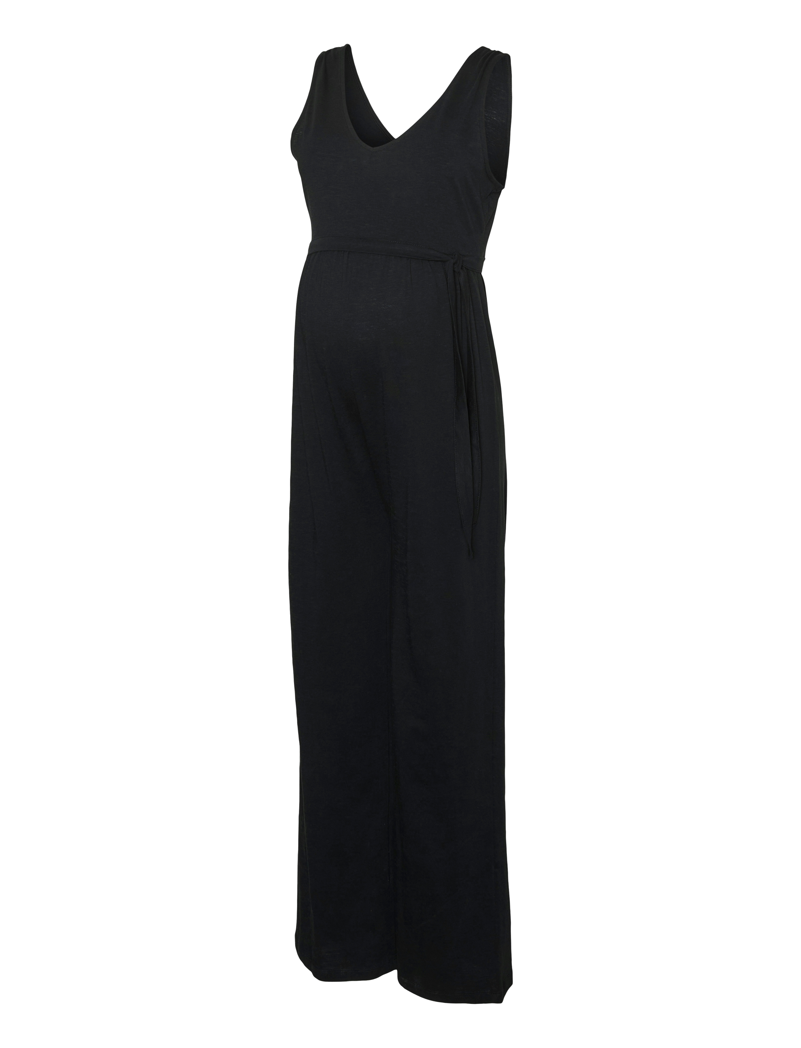 Mamalicious MLIVY SL JRS V-NECK JUMPSUIT NOOS - Buksedragter - BLACK / black