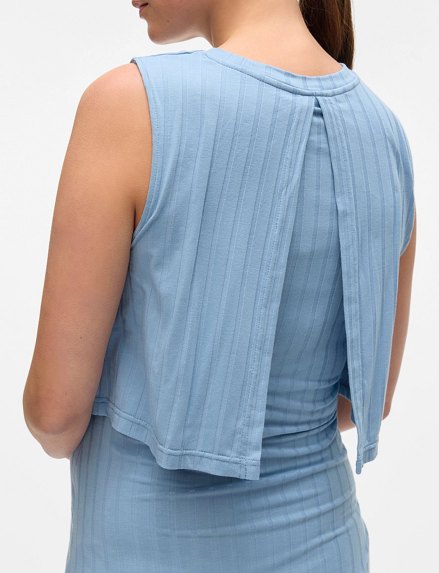 Mamalicious - MLLUCY JUNE SL JRS MIDI DRESS 2F - midikleidid - soft chambray - 5