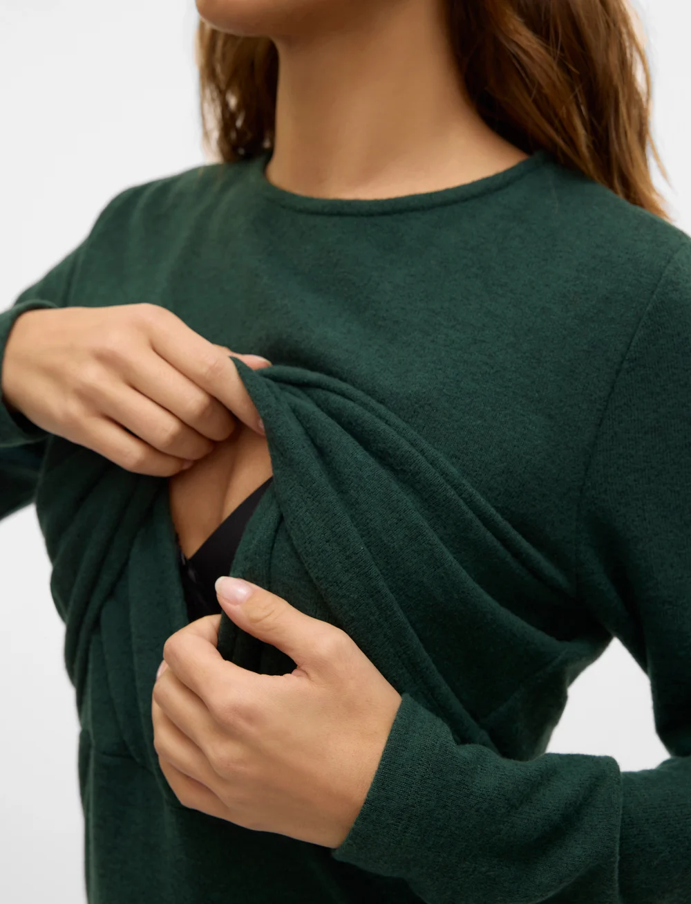 Mamalicious - MLMAJA JUNE LS JRS MIDI DRESS - midikleider - greener pastures - 5