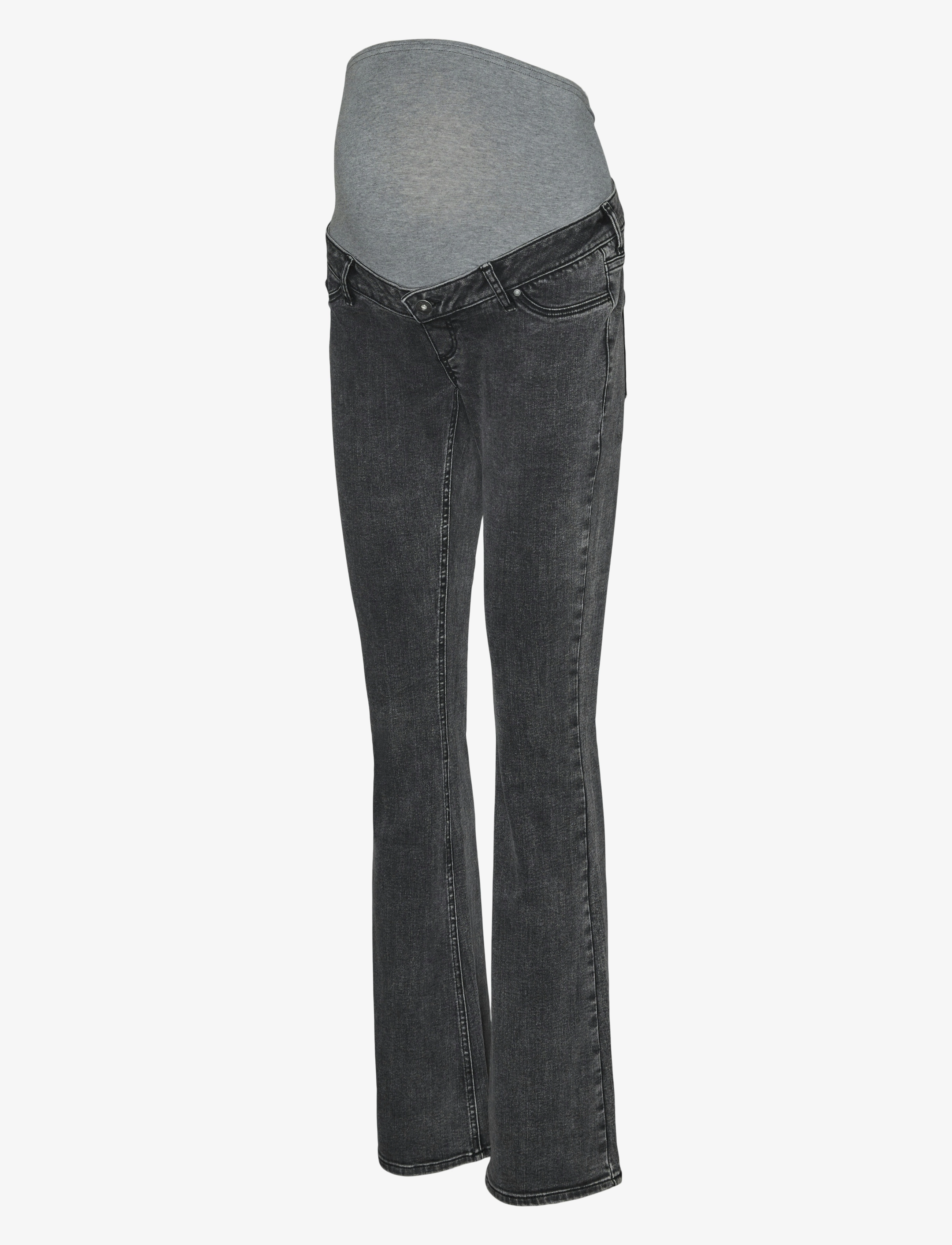 MAMALICIOUS Mlosaka Flared Jeans Schwarz - 33x32 - Damen