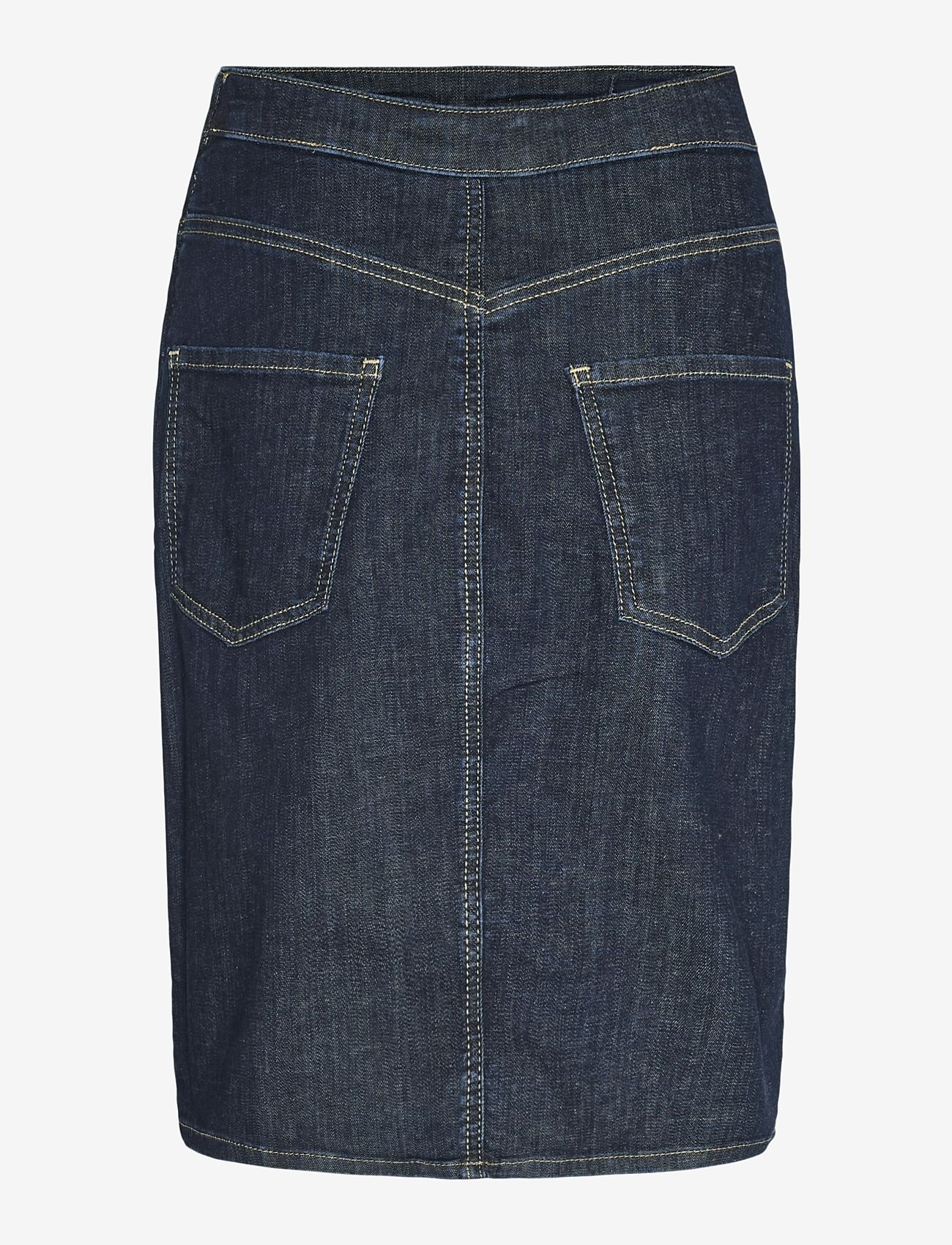 Mamalicious - MLATLANTA ABK SKIRT - underdele - dark blue denim - 2