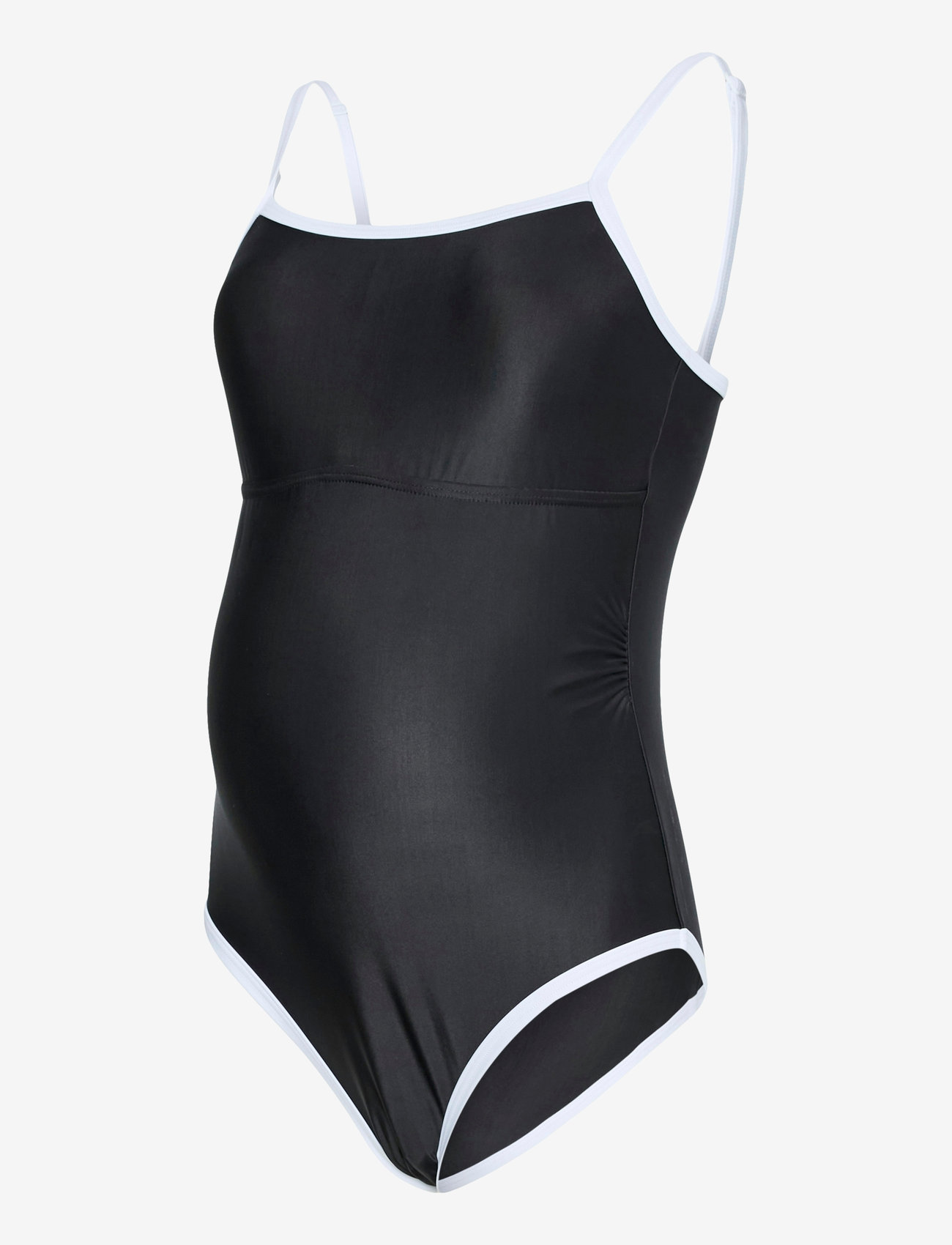 Mamalicious - MLBLAIR CONTRAST HC SWIMSUIT - kostiumy kąpielowe - black - 1