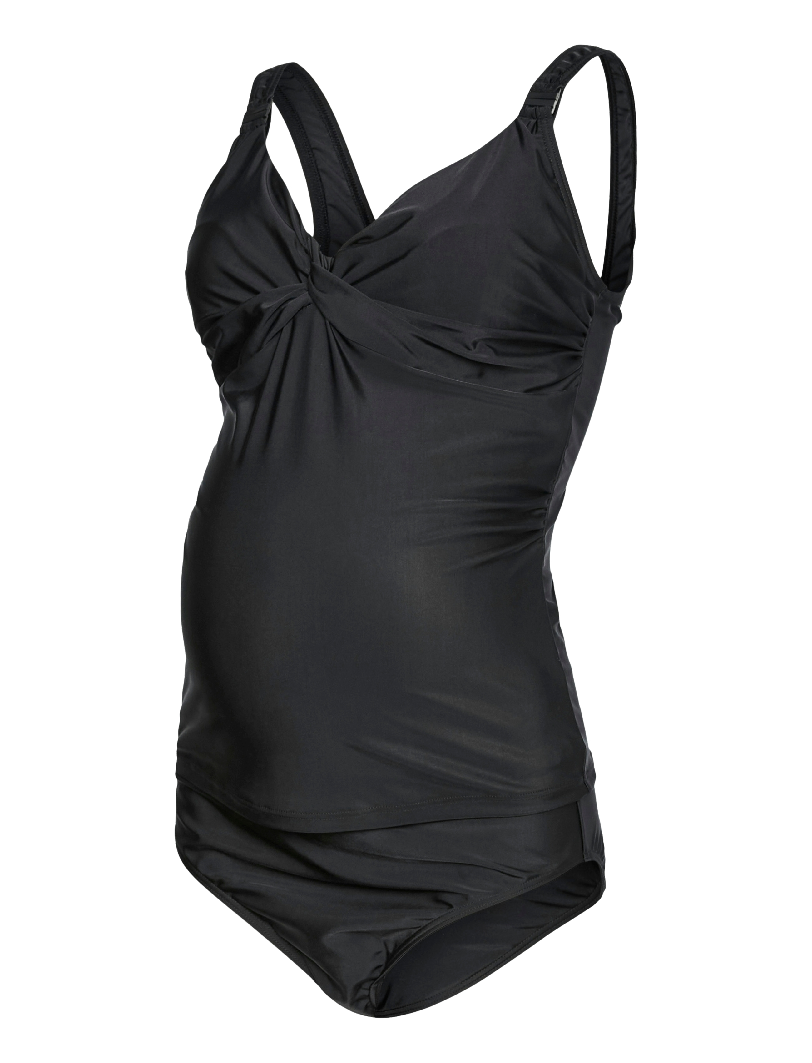 Mamalicious MLLOUISA PADDED HC TANKINI 2F - Umstandsmode - BLACK / black