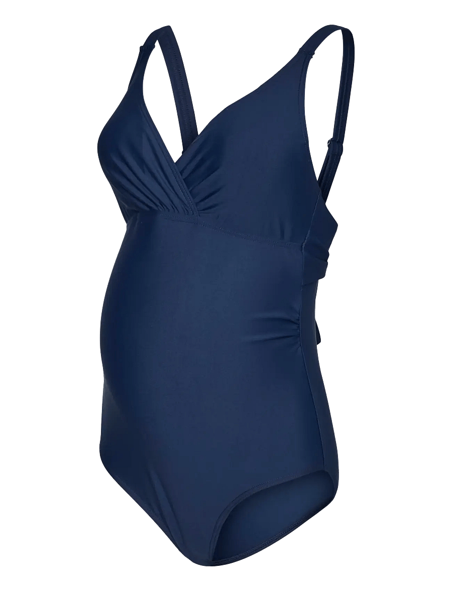 Mamalicious - MLKATHY TESS PADDED SWIMSUIT 2F - badeanzüge - pageant blue - 1