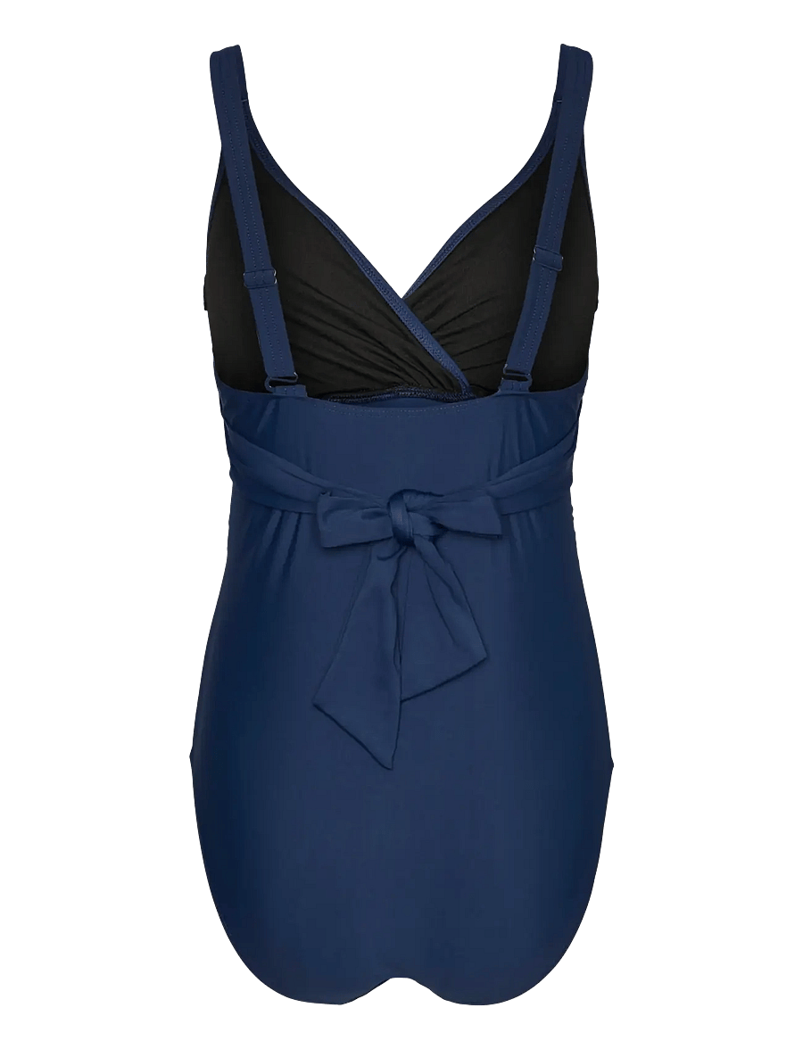 Mamalicious - MLKATHY TESS PADDED SWIMSUIT 2F - badeanzüge - pageant blue - 2