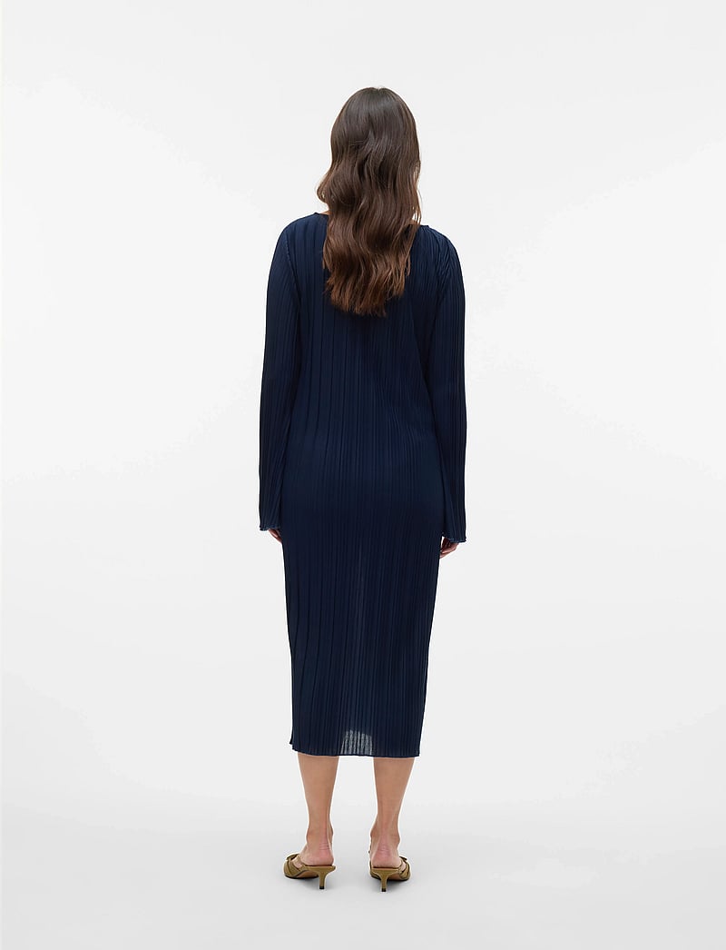 Mamalicious - MLCALVIA LS PLISSE MIDI DRESS - navy blazer - 2