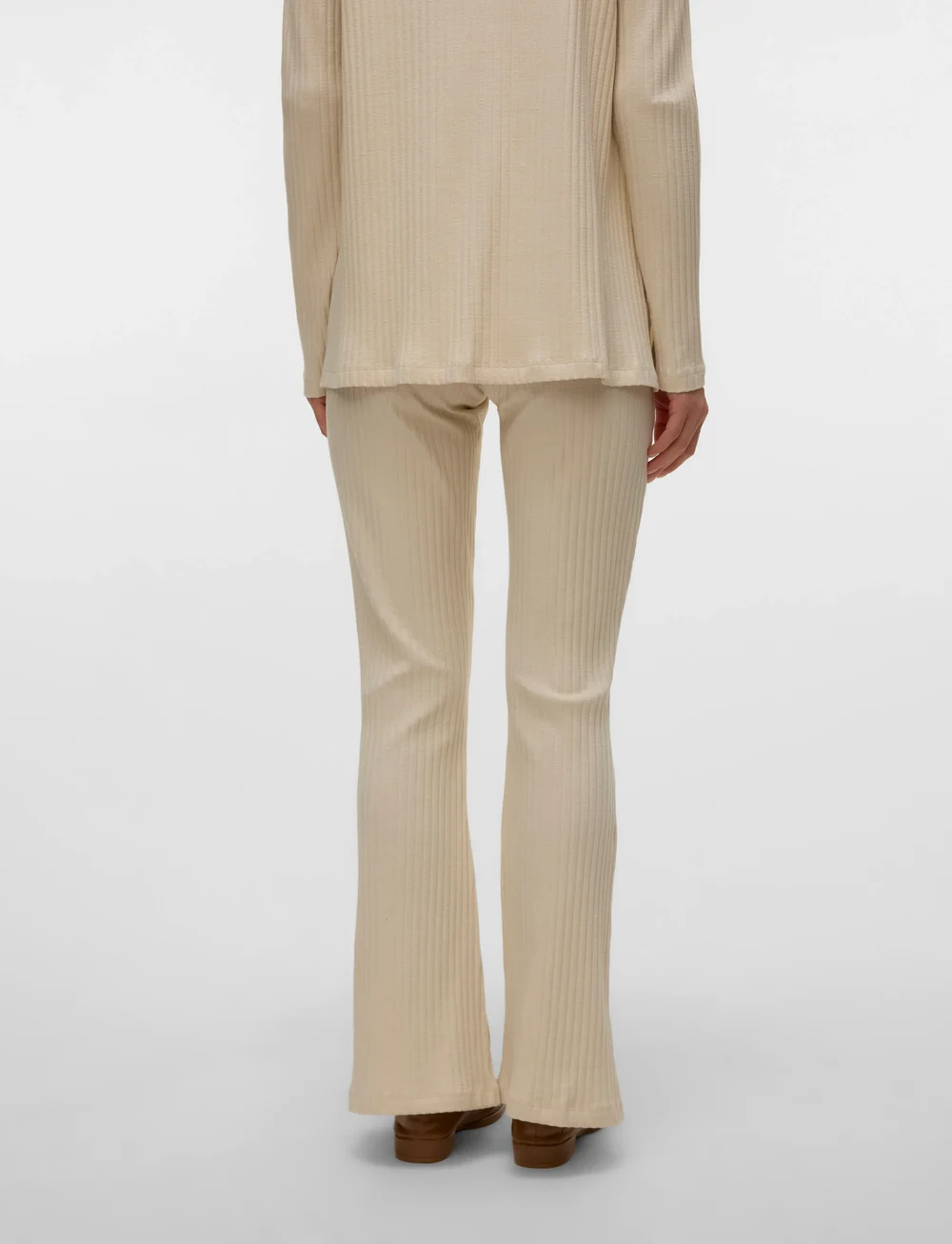 Mamalicious - MLBEYSA FLARED JRS PANTS 2F - bas - birch - 2