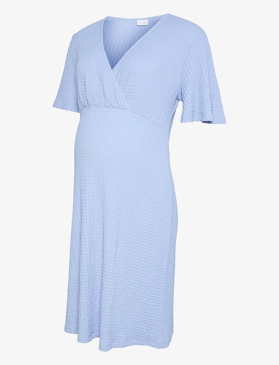 Mamalicious - MLNOVA TESS 24 JRS ABK DRESS 2F - midiklänningar - bel air blue - 1