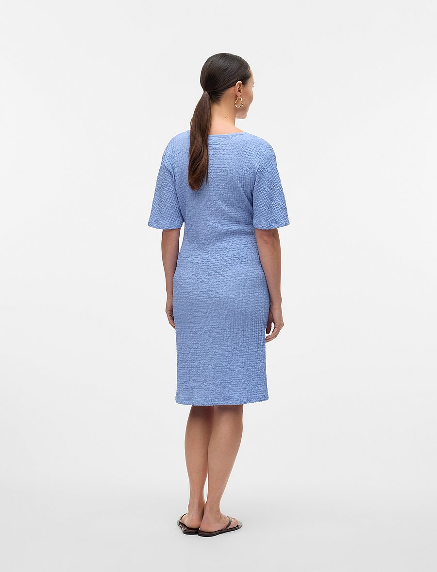 Mamalicious - MLNOVA TESS 24 JRS ABK DRESS 2F - midiklänningar - bel air blue - 2