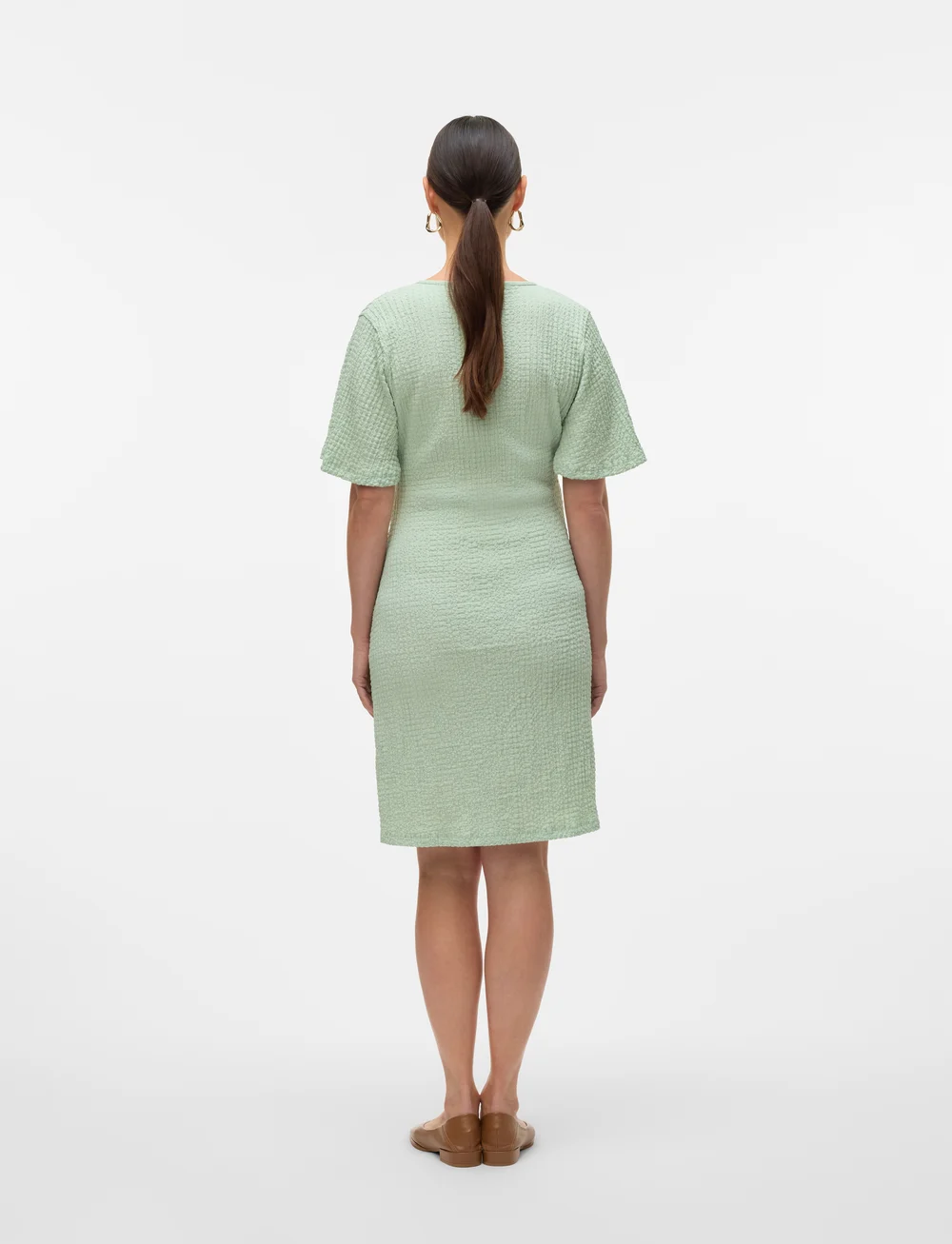 Mamalicious - MLNOVA TESS 24 JRS ABK DRESS 2F - midikleider - cameo green - 2