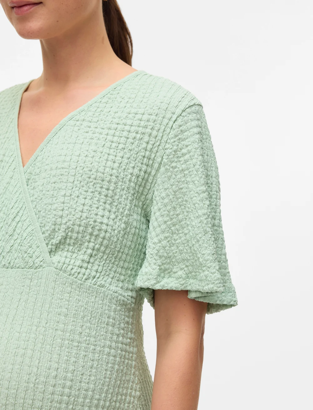 Mamalicious - MLNOVA TESS 24 JRS ABK DRESS 2F - midikleider - cameo green - 3