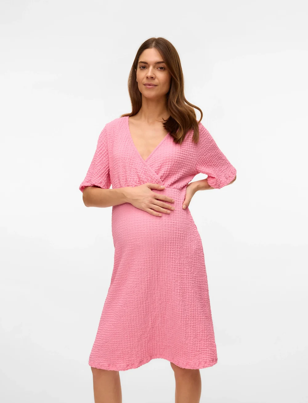 Mamalicious - MLNOVA TESS 24 JRS ABK DRESS 2F - midikleidid - sachet pink - 0