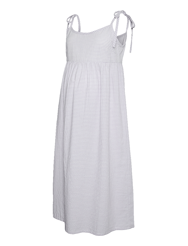 Mamalicious - MLVICKI STRAP WO MIDI DRESS - suvekleidid - snow white - 0