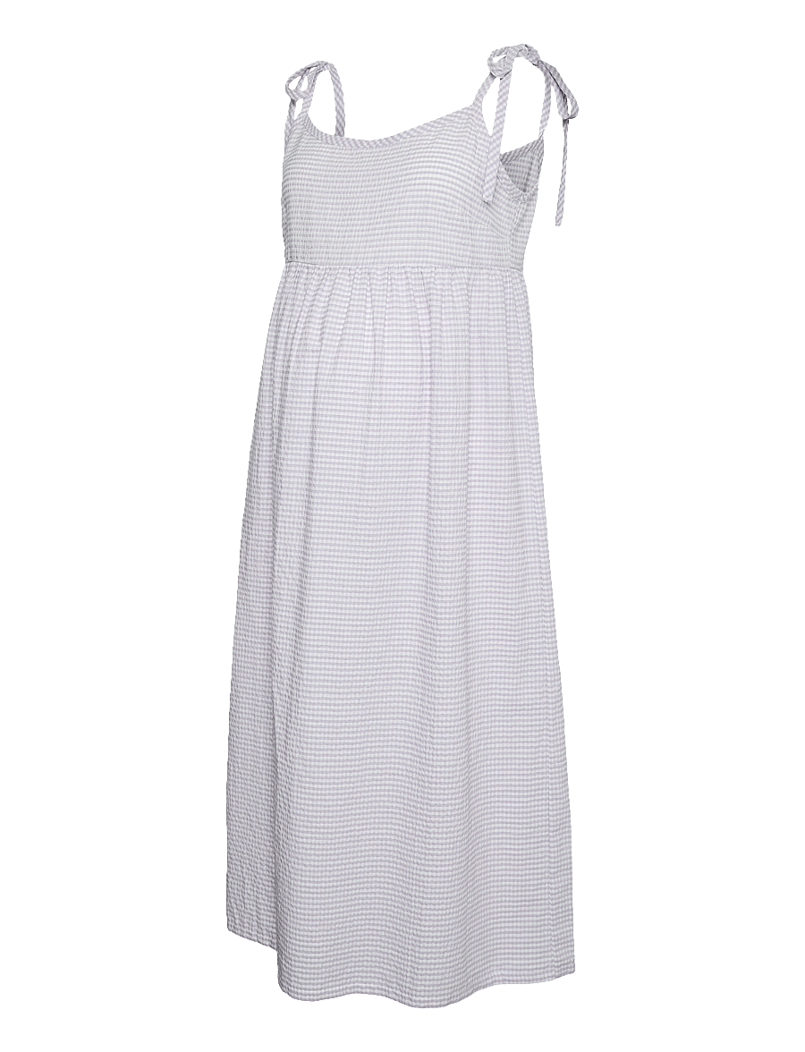 Mamalicious - MLVICKI STRAP WO MIDI DRESS - zomerjurken - snow white - 1