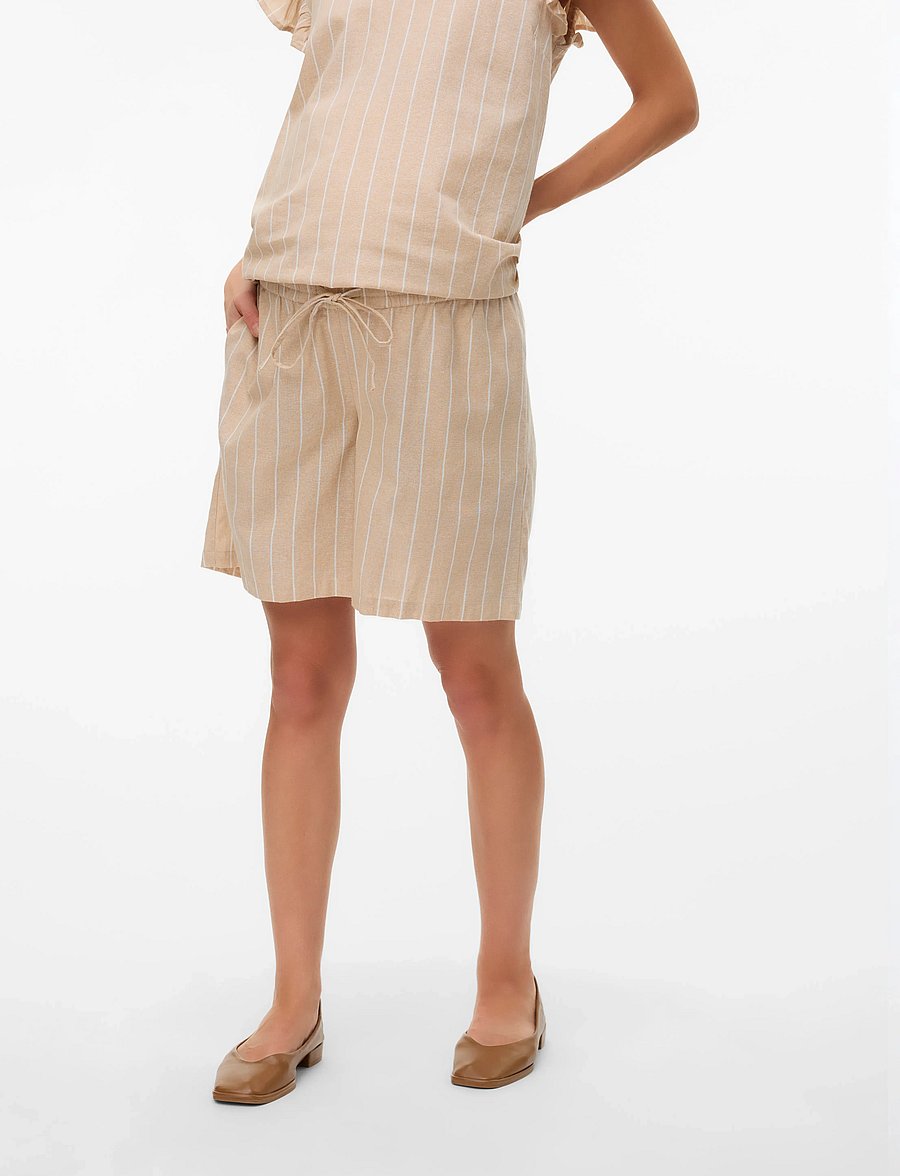 Mamalicious - MLFLORENS WO SHORTS - shorts casual - humus - 3