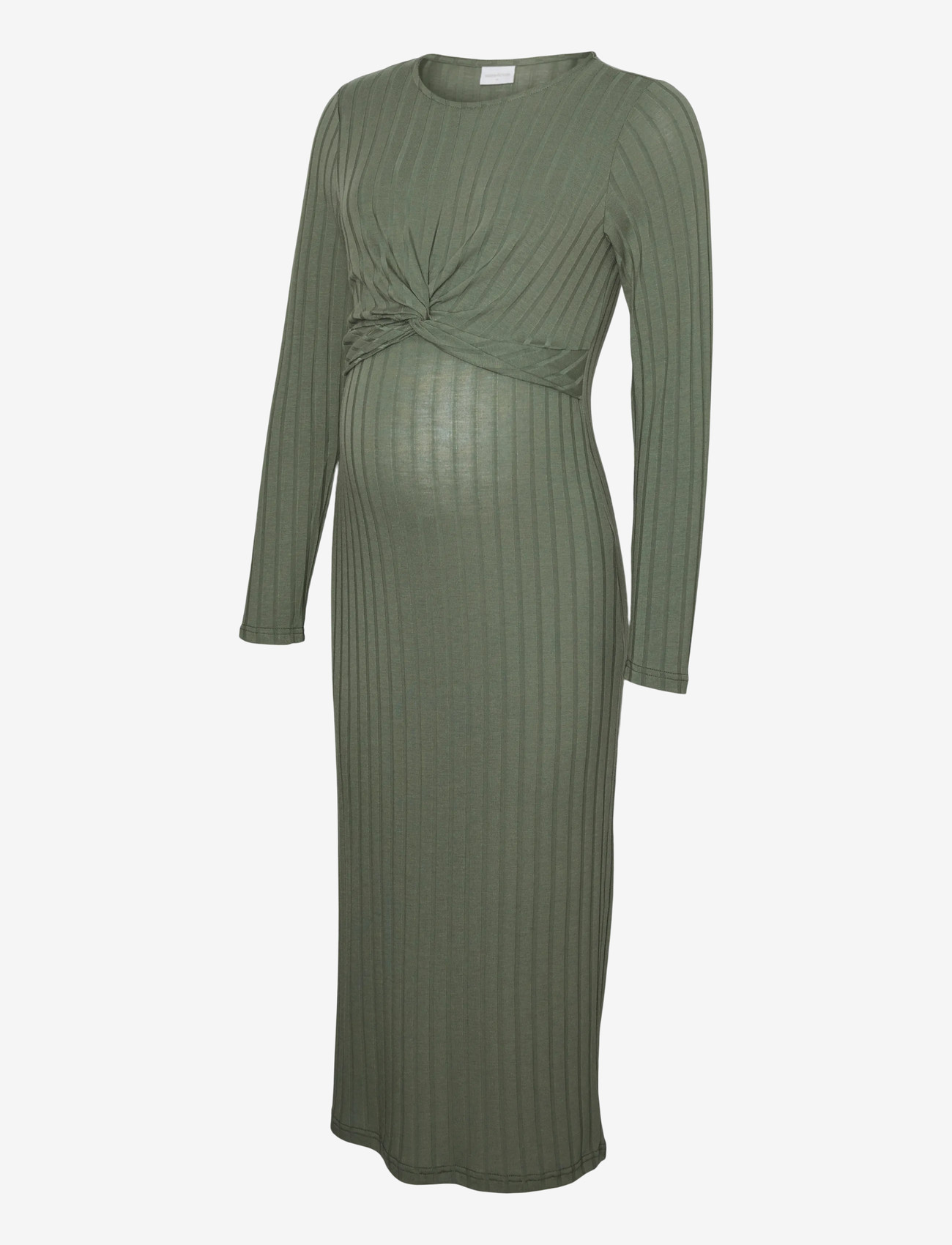 Mamalicious - MLLUCY JUNE LS JRS MIDI DRESS 2F - knitted dresses - sea spray - 0