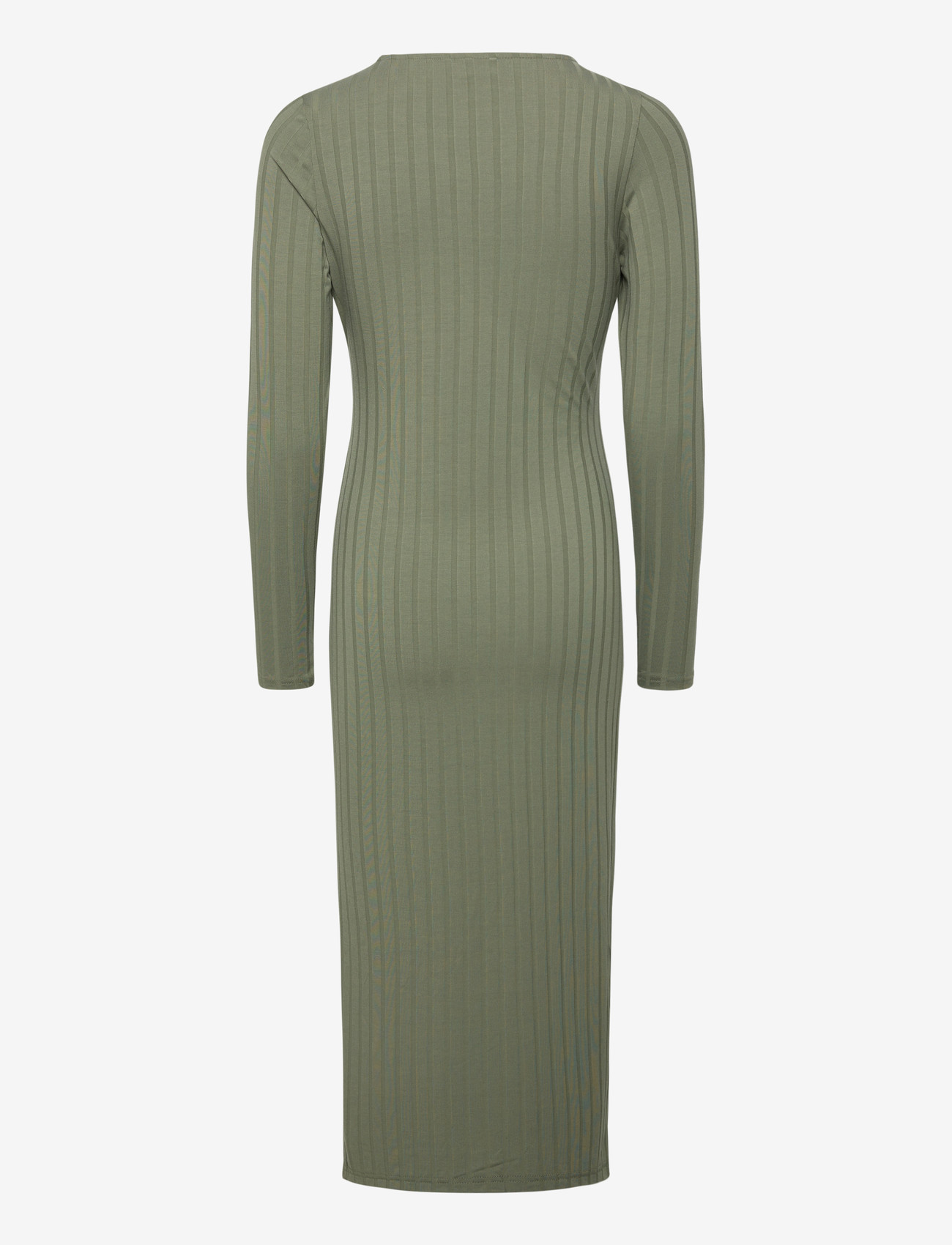 Mamalicious - MLLUCY JUNE LS JRS MIDI DRESS 2F - knitted dresses - sea spray - 1