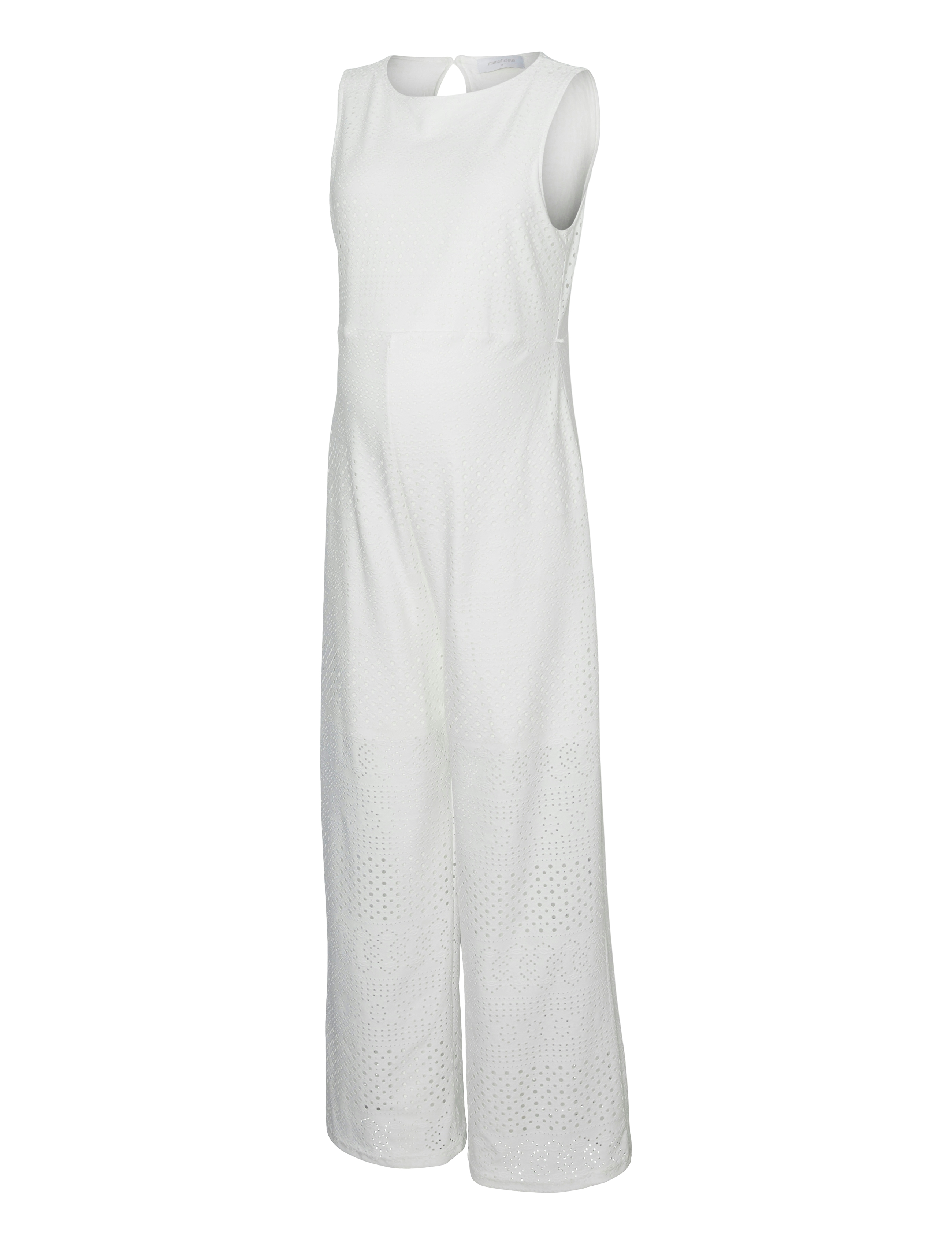 MAMALICIOUS Mlangia Sl Jrs Jumpsuit Weiß - S - Damen