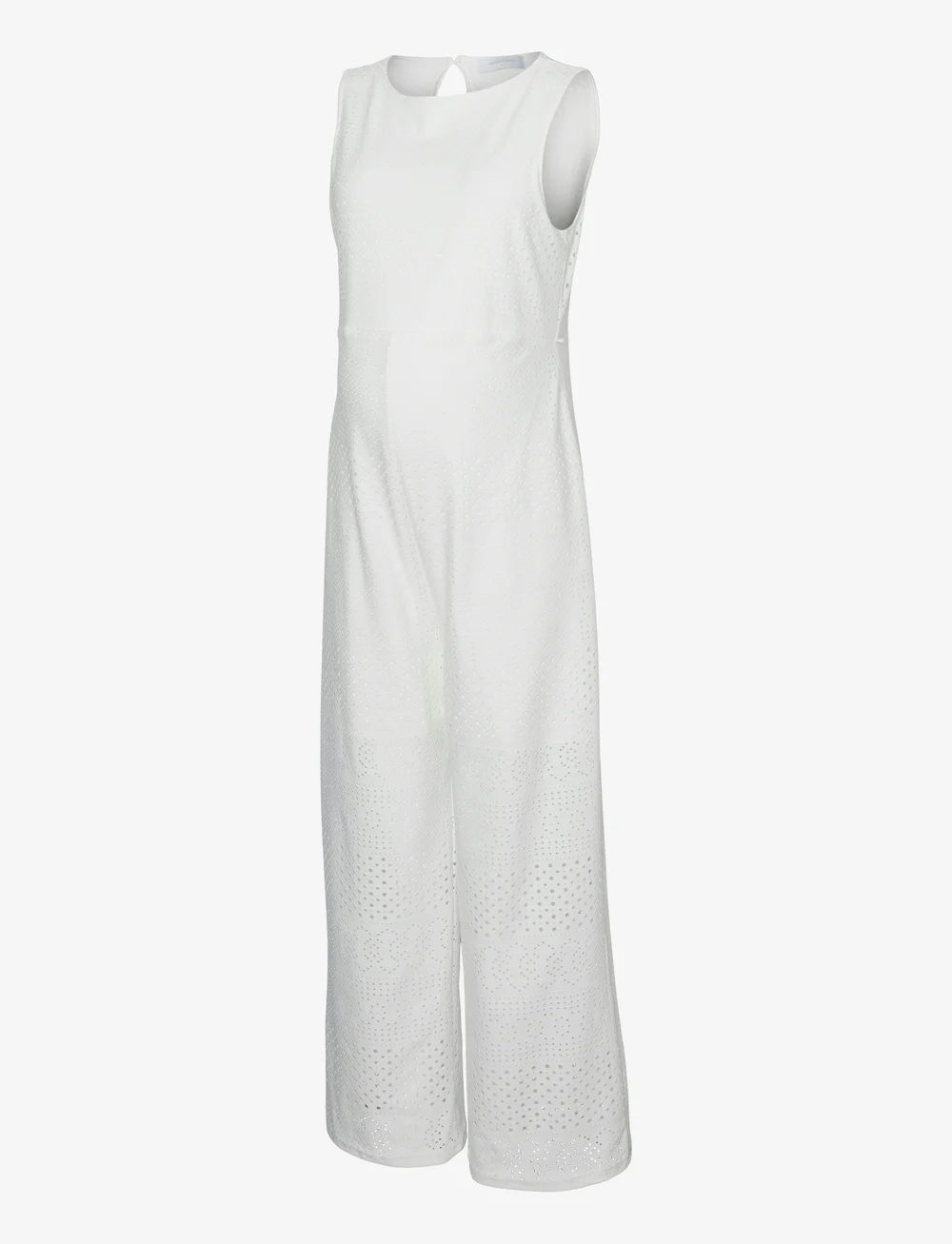 Mamalicious - MLANGIA SL JRS JUMPSUIT - ventetøj - snow white - 1