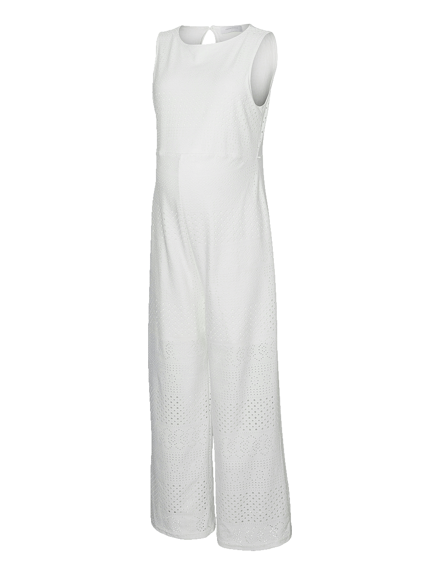 Mamalicious - MLANGIA SL JRS JUMPSUIT - snow white - 1