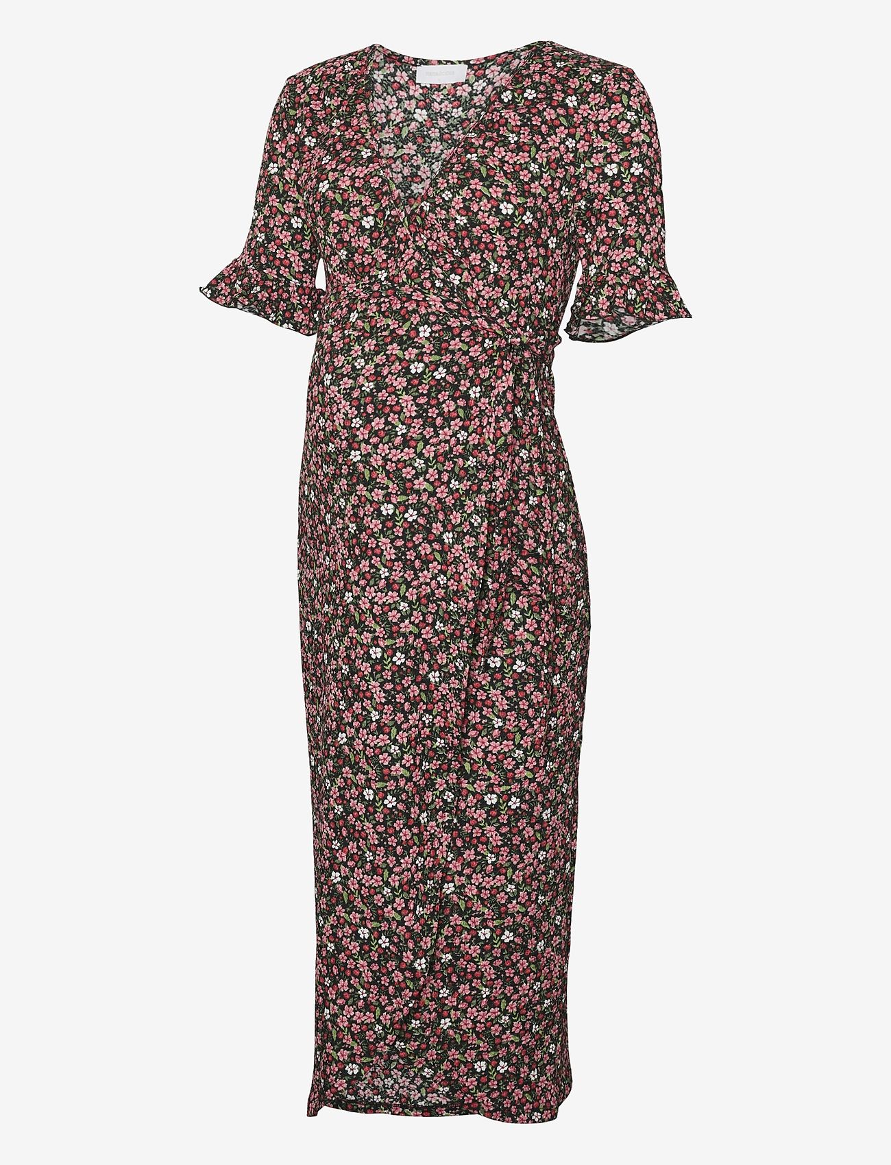 Mamalicious - MLPATRIZIA TESS 24 JRS MIDI DRESS 2F - midikleidid - black - 1