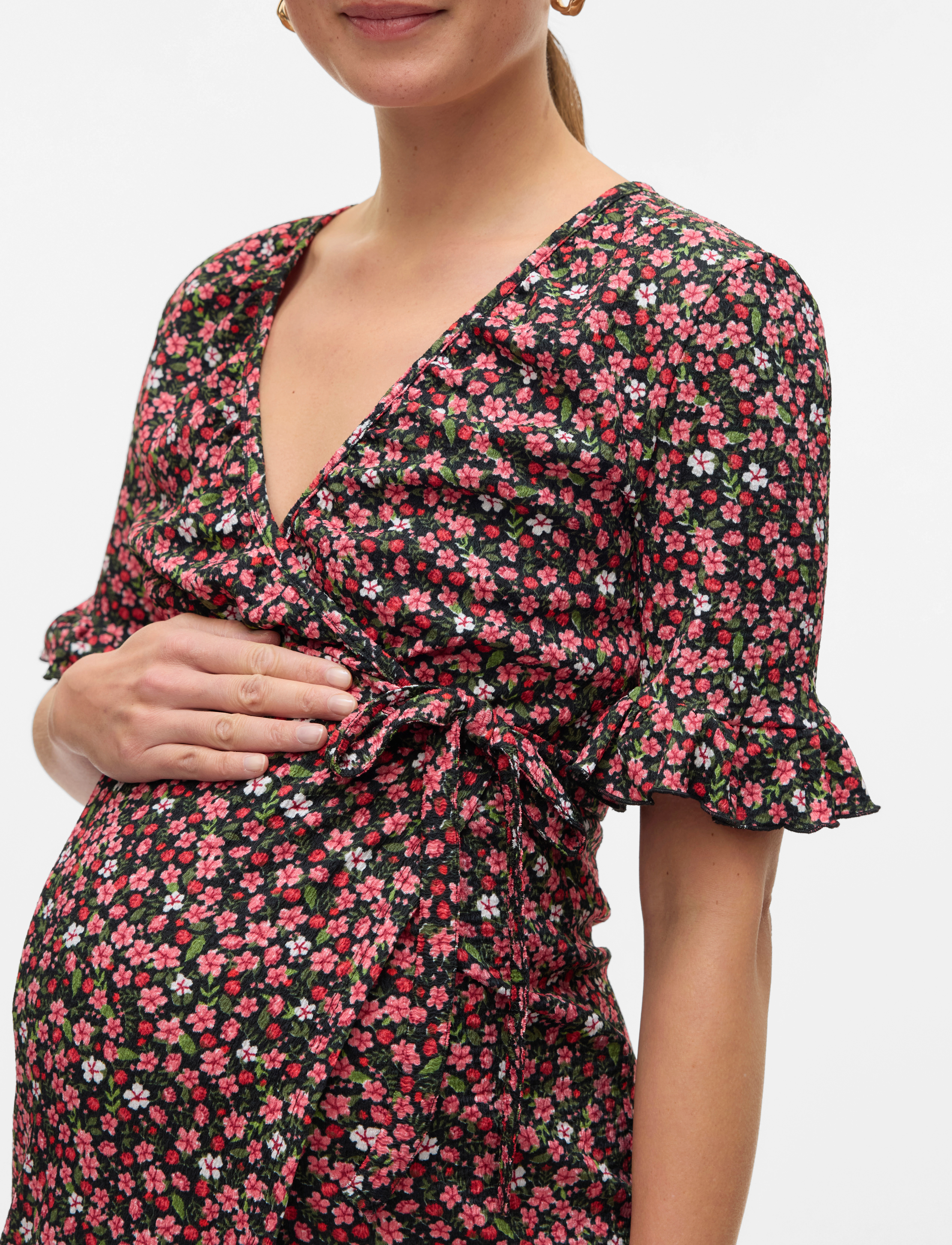 Mamalicious - MLPATRIZIA TESS 24 JRS MIDI DRESS 2F - black - 3