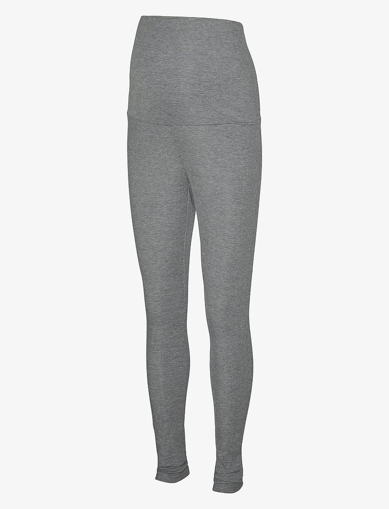 Mamalicious - MLJOELLE JRS LEGGINGS - graviditetstights - medium grey melange - 1
