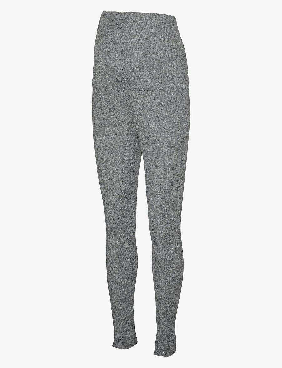 Mamalicious - MLJOELLE JRS LEGGINGS - umstandsstrumpfhosen - medium grey melange - 1