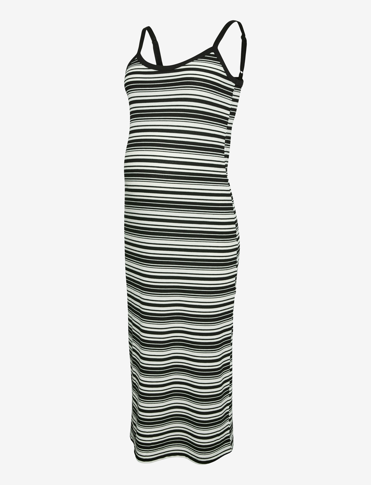 Mamalicious - MLSARAFINA STRAP JRS MIDI DRESS - sommerkjoler - black - 1