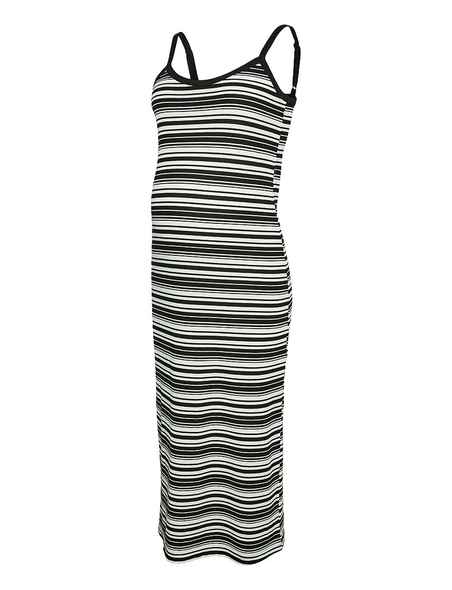 Mamalicious - MLSARAFINA STRAP JRS MIDI DRESS - suvekleidid - black - 1
